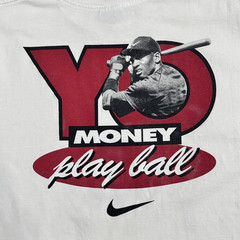 Vintage 90s Nike Spike Lee Yo Money Tee XL Michael Jordan Hip Hop Collectible