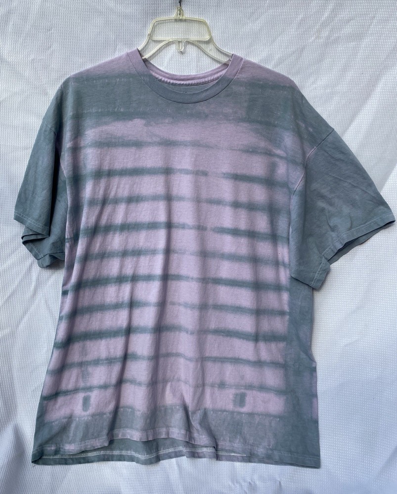 Vintage Fruit Of The Loom T-shirt Size 3X 100%Cotton Deadstock Hand Dyed Upcycle