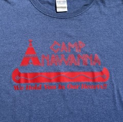 Vintage Camp Anawanna Salute Your Shorts T Shirt Size Large