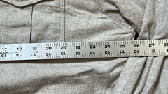 Vtg 90s Eddie Bauer-Oatmeal Chamois Brushed Flannel Button Shirt-Button 2 XXL-T