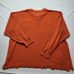 Tyndale Flame Resistant Shirt Mens 2XL Henley Orange HRC1 Long Sleeve Work