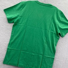 New Psycho Bunny Shirt Mens Large Green Classic Logo Top V Neck Preppy Tee B27