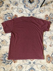 Homage Shirt Mens Large Maroon Support Your Local Coffee Shop Graphic Tee USA