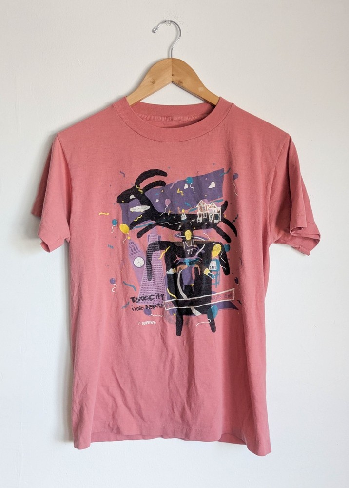 Toxic City San Francisco t shirt / 80s vintage video dispatch festival S M
