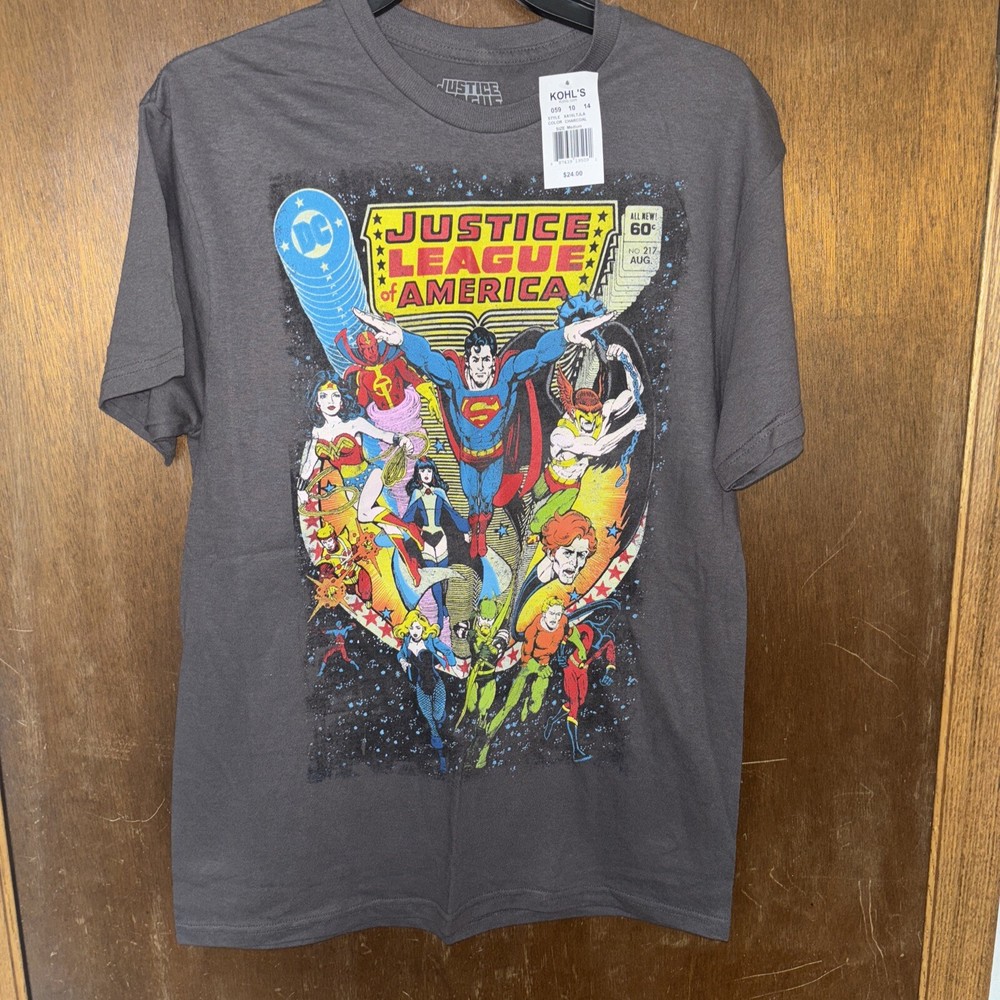 Dc Comics Justice League JLU Cast T-shirt Medium