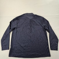 Greg Norman Blue Long Sleeve 1/4 Zip Collared Performance T-Shirt Men’s xL