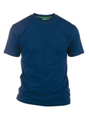 D555 Premium Weight Combed Cotton Crew Neck T-shirts in Size M to XXL, 7 Colors