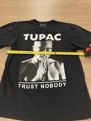 LOT OF 2 – TUPAC Rap Size Small/Medium T-Shirt Trust Nobody / All Eyez On Me