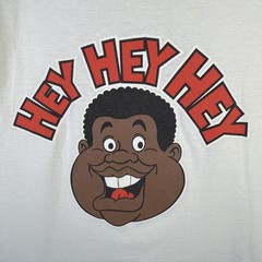 Vintage Fat Albert Shirt Mens XL White 90s USA TV Show Cartoon Rare Parody Hey