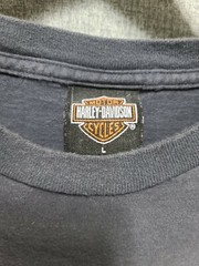 Vintage Harley Davidson Fairbanks Alaska T Shirt Husky Motorcycle Large USA C36