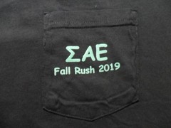Medium NWOT Sigma Alpha Epsilon East Landing Michigan Fall Rush 2019 Shirt