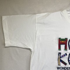 Vintage Hong Kong T Shirt Wonders Never Cease Embroidered Super Detailed Large