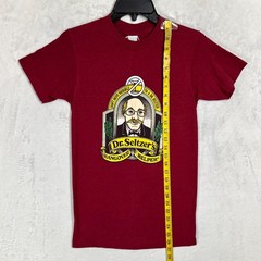 Vintage Single Stitch Graphic T Shirt S XS Fitted Dr. Seltzer’s Hangover Helper