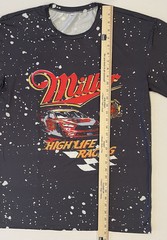 Miller High Life T-Shirt Size M – Medium Racing Race Car Beer Stretch