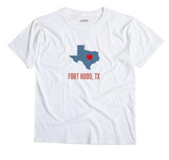 Fort Hood Texas TX T-Shirt HEART