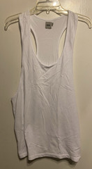 ASOS Men’s Racerback tank top deep cut arm openings White Size Medium NWOT