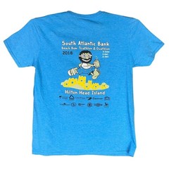 Hilton Head Island Beach Bum Triathlon Tee Mens L Coastal Resort Vacation Core