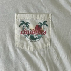Chubbies T Shirt Men’s 2XL White Retro Surf Sunset NWOT