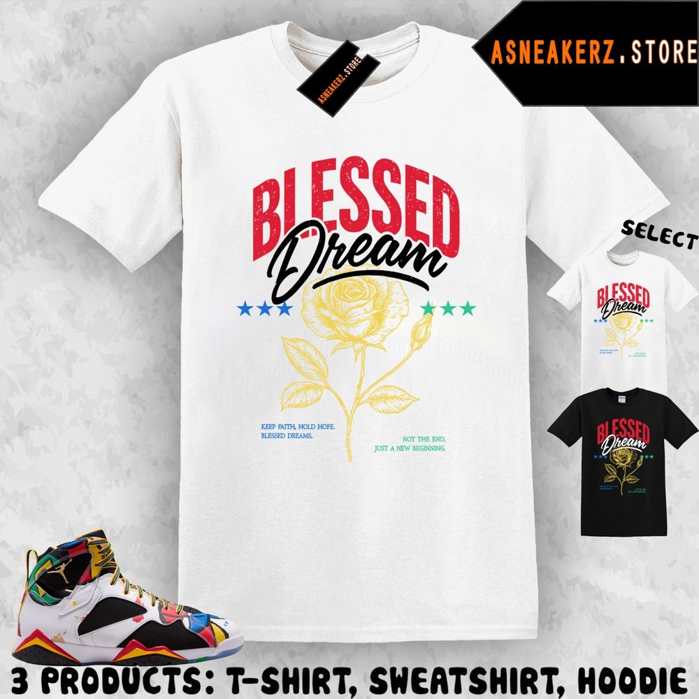 Shirt To Match AJ 7 Miro 2026 Sneaker Matching Tee Blessed Dream T-Shirt
