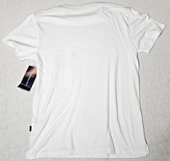 T-Shirt White Short Sleeve Ultra Soft Fit Men Small By Lucky Brand Retails 49.50