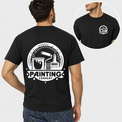 Mens Personalised Work T Shirt Custom Trade Company Logo Plumber Mechanic Top UK