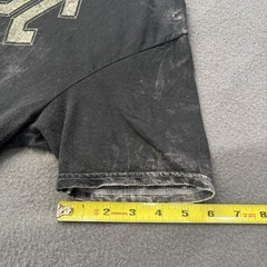 AC/DC Shirt British Tour ’82 Black Distressed Medium 2017 Reprint