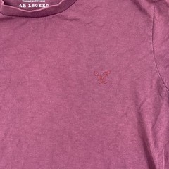 American Eagle Outfitters T Shirt Mens Large Burgundy Athletic Fit Short Sleeve