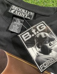 Brooklyn Mint B.I.G. Forever Graphic T-Shirt Men’s XL Black Short Sleeve Cotton