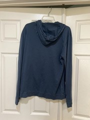 Lacoste Mens Small Classic Pullover Light Weight T-Shirt Hoodie Blue Casual