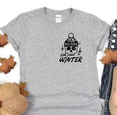 Not Made For Winter Shirt, Oversize Shirt, Christmas Gift Tee, Santa Claus Shirt