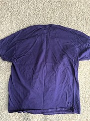 Champion shirt adult extra large 1XL purple short sleeve crewneck casual mens a2
