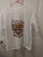 Patriotic Anvil Screen Print T-Shirt Large