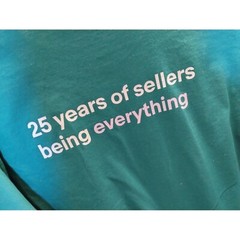 Ebay 25 Years Anniversary Teal Blue T-Shirt Size 2X Swag XXL