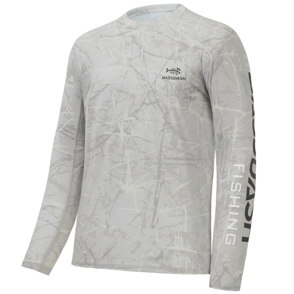 Men’s Camo Fishing Shirts UPF 50+ Long Sleeve Quick Dry Lightweight T-Shirts …