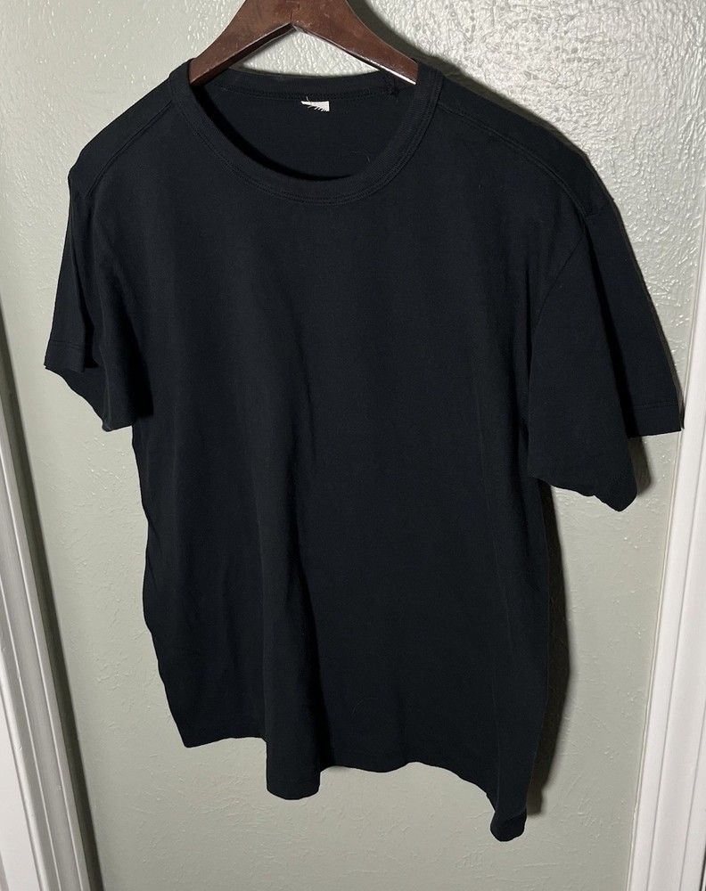 Buck Mason ToughKnit T-Shirt Mens Small Black Cotton Made in USA Crewneck – NWD