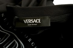 Versace Men’s “Bold & Loud” Print Crewneck Short Sleeve T-Shirt US 2XL IT 56