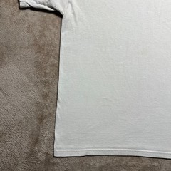 Vintage Y2K Blank T Shirt Mens XL Beige Cotton Basic Minimal Tee Anvil Tag