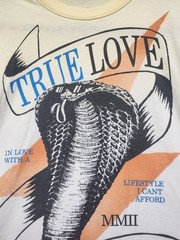 TLFI True Love False Idols Lifestyle Can’t Afford Cobra Snake T-Shirt Medium