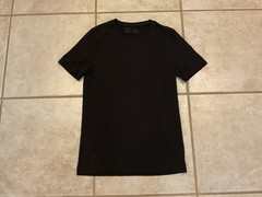 Pact Mens Medium *FITS LIKE SMALL? READ* Black Organic Cotton Elastane T-Shirt