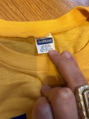 Vintage 1960’s Healthknit “4.0” Shirt/Jersey Textured Lettering