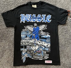 Nipsey Hussle Crenshaw Blvd T-Shirt Graphic Rap Tee Black Medium Streetwear NWT
