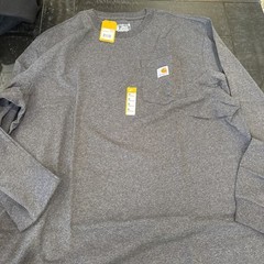 Carhartt Men K126 Loose Fit Heavyweight Long Sleeve TShirt – CHOOSE SIZE/COLOR