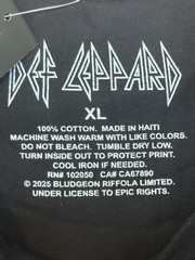 Def Leppard Pyromania Black T-Shirt Size X-Large