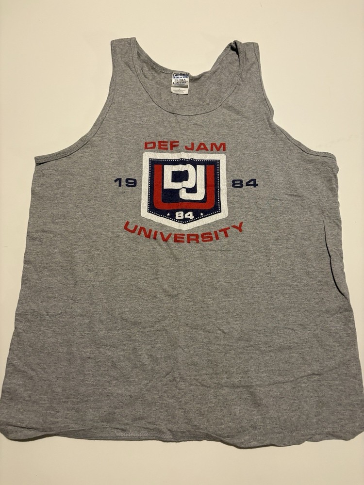 VTG Def Jam Records University Tank Top SZ Large