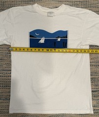 Vintage Newport Rhode Island Sailboat Tee USA Made Coastal Nautical Graphic