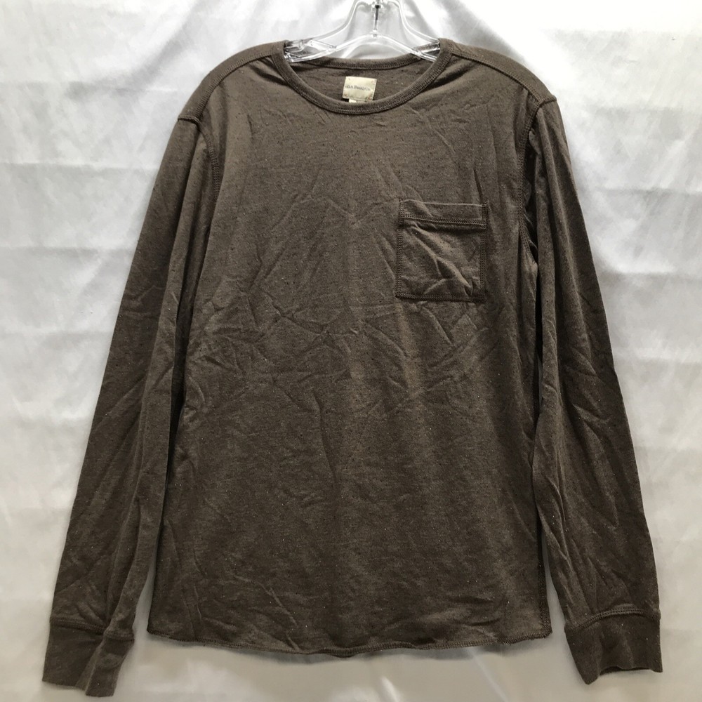 G.H. Bass & Co. Long Sleeve Pocket Tee NWT Men’s S Brown *