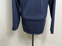 Spyder Active Pullover Shirt Men XL Blue Long Sleeve SPM100U