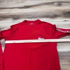 Vineyard Vines Long Sleeve Shirt Mens M Santa Christmas Cotton Classic Holiday