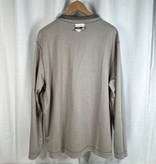JOHNSTON & MURPHY XC4 Reversible 1/4 Zip Extreme Comfort Brown Tan Men’s XXL