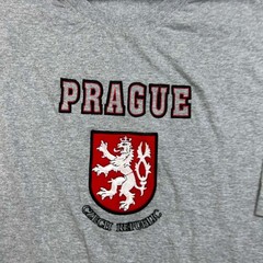 Prague Czech Republic Shirt Adult XXL Gray Short Sleeves Tee NWT